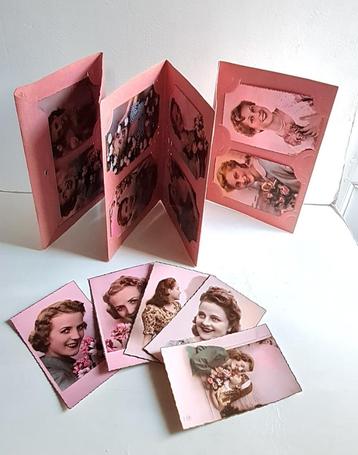 17 romantische RETRO postkaarten JP Paris ca 1950 beschikbaar voor biedingen