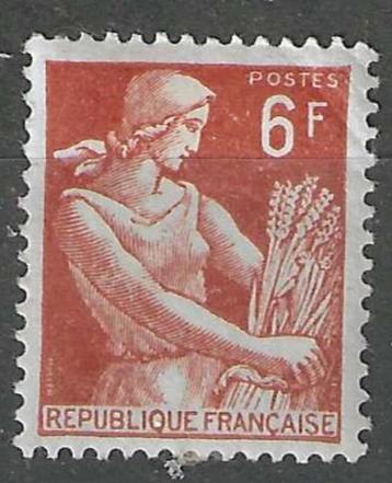 Frankrijk 1957/1959 - Yvert 1115 - Type Moissonneuse (*), Envoi, Non oblitéré