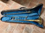 Besson trombone, Muziek en Instrumenten, Blaasinstrumenten | Trombones, Ophalen of Verzenden, Gebruikt, Met koffer