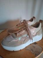 Donna chunky sneakers - Beige/taupe met mintgroen, Hip Shoe Style Donna, Verzenden, Beige, Zo goed als nieuw