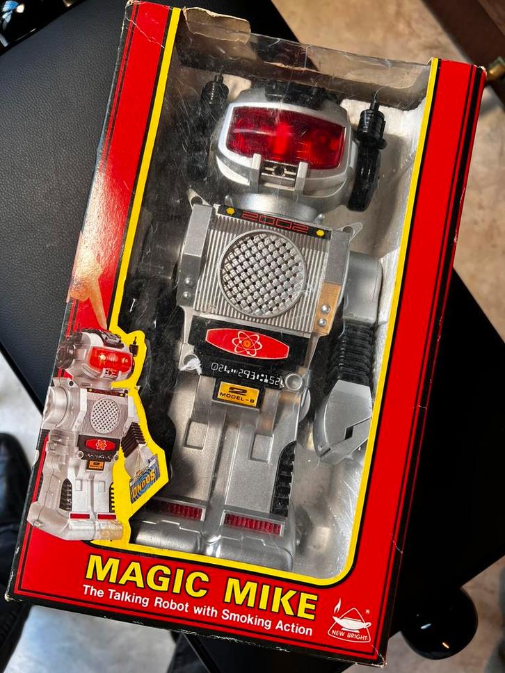 Robot Vintage Magic Mike (1984) — Boîte d’origine, Verzamelen, Speelgoed, Gebruikt, Ophalen