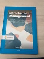 Peter Thuis - Introductie in management, Boeken, Ophalen of Verzenden, Zo goed als nieuw, Peter Thuis