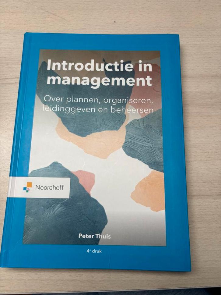 Peter Thuis - Introductie in management, Boeken, Wetenschap, Zo goed als nieuw, Ophalen of Verzenden