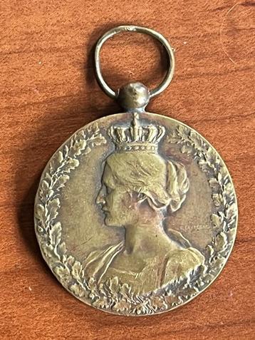 Belgische medaille 14-18 Souvenir Collaboration beschikbaar voor biedingen