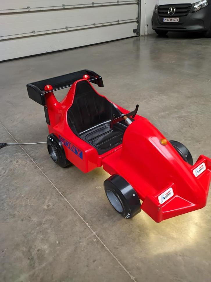 Formule 1 racecar van kindermolen RETRO, Verzamelen, Overige Verzamelen, Gebruikt, Ophalen