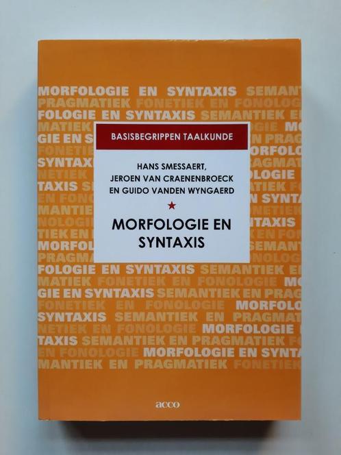 Cursus Morfologie en Syntaxis, Livres, Livres d'étude & Cours, Comme neuf, Enseignement supérieur, Enlèvement ou Envoi