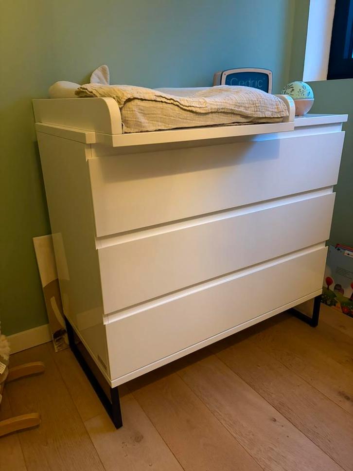Kinderkamer interbaby nottingham: bed, commode en kast, Enfants & Bébés, Chambre d'enfant | Chambres d'enfant complètes, Comme neuf