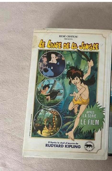 VHS Video Le livre de la Jungle Franstalig, Cd's en Dvd's, VHS | Film, Actie en Avontuur, Alle leeftijden, Ophalen of Verzenden
