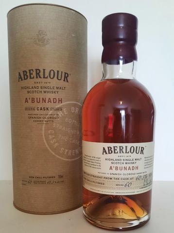 Aberlout A'Bunadh #60 beschikbaar voor biedingen
