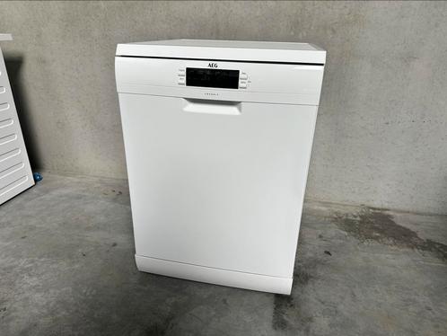 AEG vrijstaande vaatwasser met besteklade!, Elektronische apparatuur, Vaatwasmachines, Refurbished, Vrijstaand, 45 tot 60 cm, Eco programma