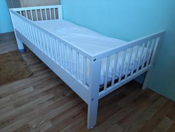 Kinderbed 165 x 75 cm, Kinderen en Baby's, Kinderkamer | Bedden, Ophalen, Gebruikt, 70 tot 85 cm, Matras