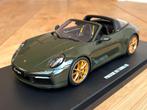 Porsche 911 992 Targa 4S groen 1:18 GT Spirit 999st nieuw, Hobby en Vrije tijd, Modelauto's | 1:18, Ophalen of Verzenden, Nieuw