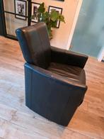 Echte lederen eetkamerstoelen, Ophalen, Gebruikt
