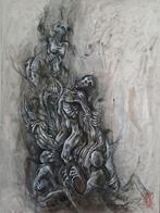AL18_Skeletten 96 x 81, Antiek en Kunst, Ophalen
