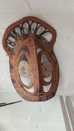 Old tribal ceremonial yam mask Abelam Wosera Sepik Papoea, Ophalen of Verzenden, Zo goed als nieuw
