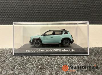 Miniatuur Renault 4 e-tech 100% electric 1/43 beschikbaar voor biedingen