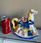 Leuke vintage theepot beeld paard, Ophalen of Verzenden, Zo goed als nieuw, Dier
