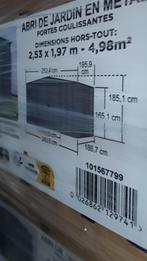 Abri de jardin métallique anthracite de 5 m2, Jardin & Terrasse, Abris de jardin, Enlèvement ou Envoi, Abri de jardin