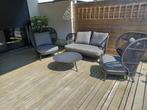 AFIO  TUINZET 2 1ZIT 1 2ZIT + TAFEL, Ophalen, Zo goed als nieuw, Overige materialen, Tuinset