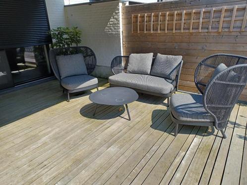 AFIO  TUINZET 2 1ZIT 1 2ZIT + TAFEL, Tuin en Terras, Tuinsets en Loungesets, Zo goed als nieuw, Tuinset, Overige materialen, Ophalen