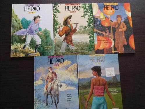 BD LES VOYAGES DE HE PAO SERIE COMPLETE, Boeken, Stripverhalen, Gelezen, Complete serie of reeks, Ophalen of Verzenden