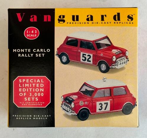 Mini Monte Carlo rally set MC1002 Vanguards., Hobby en Vrije tijd, Modelauto's | 1:43, Zo goed als nieuw, Auto, Vanguards, Ophalen