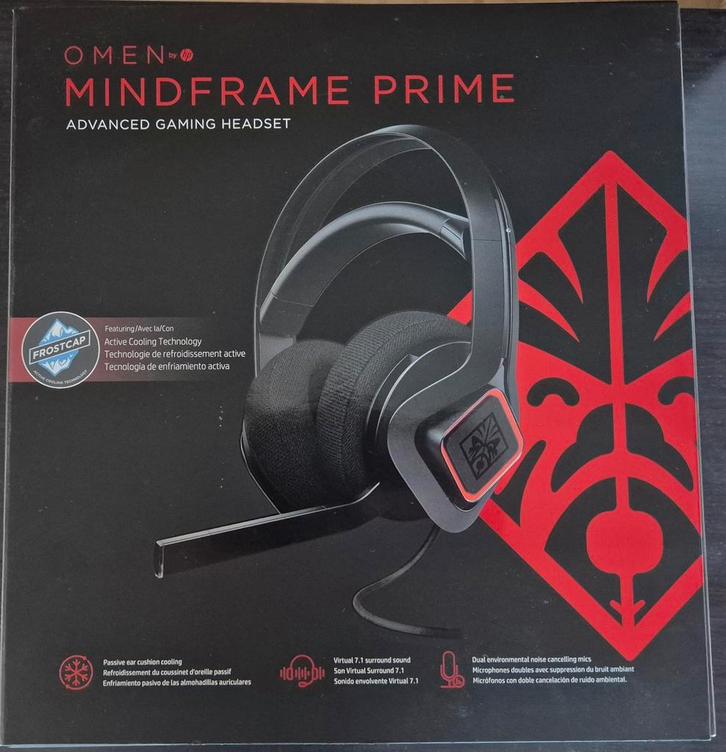 HP OMEN Mindframe Prime – Nieuw, ongeopend, Audio, Tv en Foto, Hoofdtelefoons, Nieuw, Over oor (circumaural), Overige merken, Surround