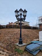 Grote lantaarnpaal voor buiten, Tuin en Terras, Buitenverlichting, Gebruikt, Staande lamp, Ophalen of Verzenden, /