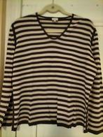 Mayerline, bruin gestreept shirt met lange mouwen 1L, Kleding | Dames, T-shirts, Mayerline, Bruin, Maat 42/44 (L), Ophalen of Verzenden