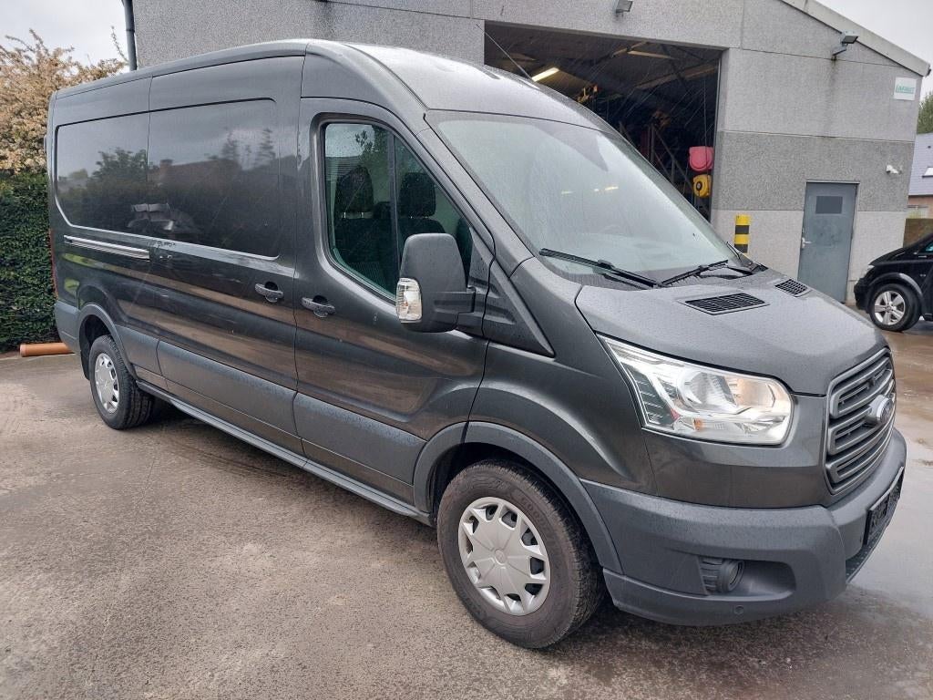 Ford Transit L3H2 2019 Automaat (12500+btw), Auto's, Bestelwagens en Lichte vracht, Bedrijf, Te koop, Airconditioning, Apple Carplay