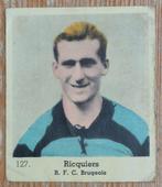 1930s Lecocq (pre panini) 127 Willem Ricquiers FC Brugge, Verzamelen, Ophalen of Verzenden, Gebruikt, Poster, Plaatje of Sticker