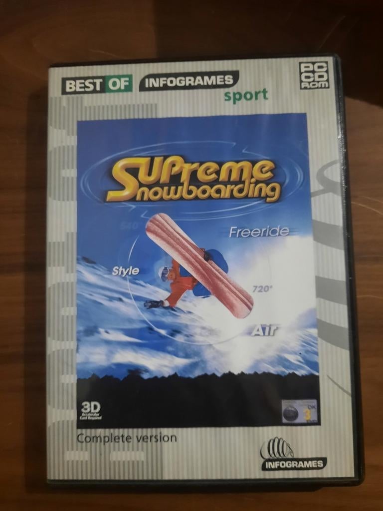 PC CD-ROM Supreme Snowboarding, Ophalen of Verzenden, Gebruikt