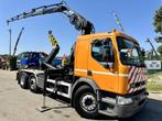 Renault PREMIUM 340 6x2 + CRANE HIAB 102-5 - 5/6 F - LIFT /, Auto's, Euro 2, Renault, Bedrijf, 2 deurs