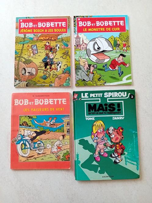 BD Spirou, Bob en Bobette, Boeken, Stripverhalen, Gelezen, Meerdere stripboeken, Ophalen of Verzenden