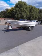 Speedboot buitenboordmotor in zeer goede staat incl.trailer, Watersport en Boten, Ophalen, Gebruikt, 70 tot 120 pk, 3 tot 6 meter