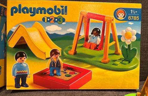 Playmobil 123 speeltuin 6785 (met doos - volledig), Kinderen en Baby's, Speelgoed | Playmobil, Zo goed als nieuw, Complete set