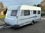 caravan Knaus Sport 450 FU, Caravans en Kamperen, Rondzit, 95 kg, Particulier, Vast bed