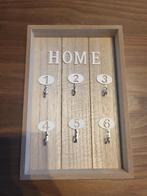 Houten deco sleutelhanger, Ophalen, Zo goed als nieuw