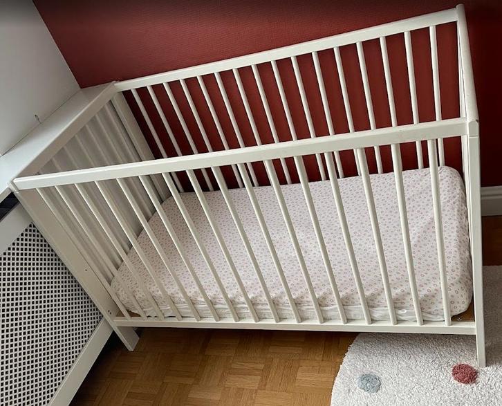 Babybed + aerosleep evolution matraspakket + commode, Enfants & Bébés, Chambre d'enfant | Lits, Comme neuf, Moins de 140 cm, Moins de 70 cm