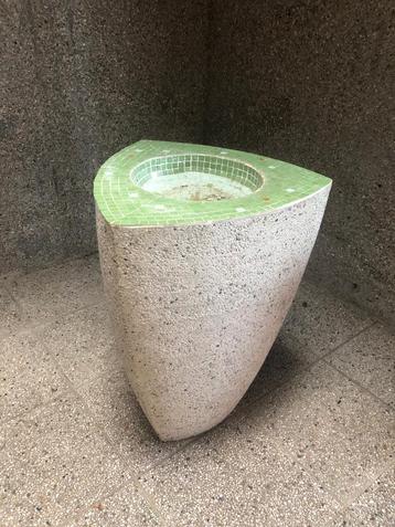 vintage design doopvont 60's -70's beschikbaar voor biedingen