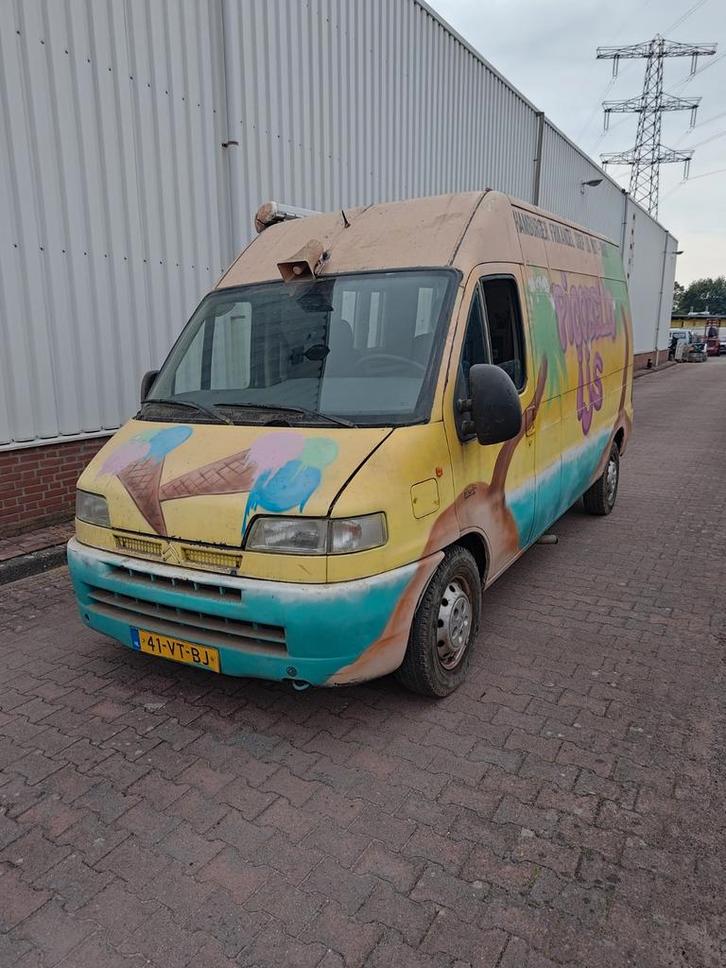 Citroen Jumper 35 Lang hoog 2.5D Gaskabel 2000, Auto's, Bestelwagens en Lichte vracht, Bedrijf, Citroën, Diesel, Euro 3, 4 deurs