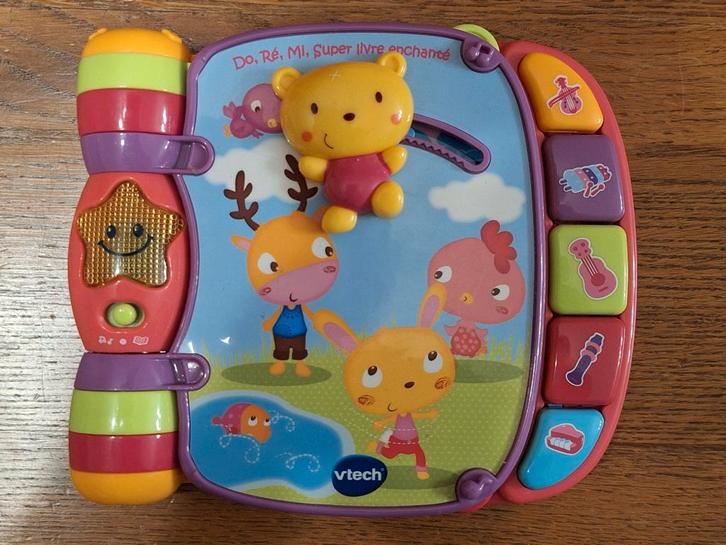 Livre musical enchanté Vtetch dès 6 mois, Kinderen en Baby's, Speelgoed | Babyspeelgoed, Zo goed als nieuw, Overige typen, Met geluid