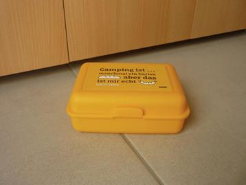 Gratis Geel oranje brooddoos lunchbox Camping beschikbaar voor biedingen