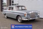 Mercedes-Benz 220 S Heckflosse | 1962 | Route 66 Auctions, Zwart, Mercedes-Benz, Bedrijf, Handgeschakeld