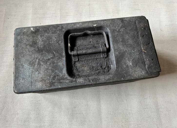 wo1 - Duitse Patronenkasten 11 voor MG 08-15, Verzamelen, Militaria | Algemeen, Landmacht, Kist of Geocache, Ophalen of Verzenden