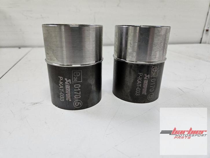 2x Akrapovic P-Kat 033, P-KAT033, ZZR 1400, ZZR1400, Motoren, Onderdelen | Kawasaki, Gebruikt, Ophalen of Verzenden