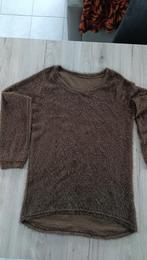 Bruine trui met ronde hals maat M, Ophalen, Bruin