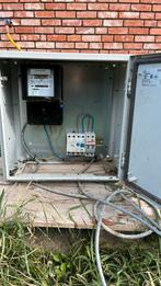 Elektrische werfkast met meter, Doe-het-zelf en Bouw, Elektriciteit en Kabels, Ophalen, Zo goed als nieuw