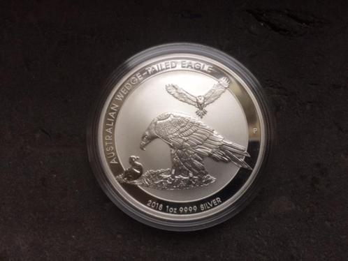 2018 Australia - Wedge tailed eagle - 1 oz silver, Postzegels en Munten, Munten | Oceanië, Losse munt, Zilver, Ophalen of Verzenden