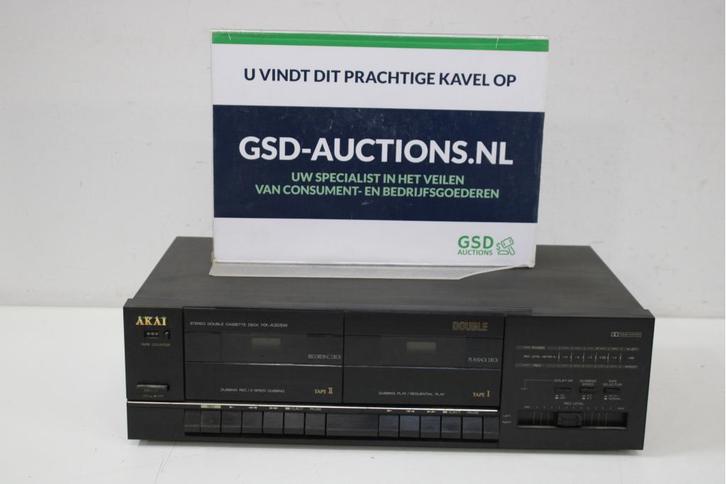 Dubbel Stereo Cassette Deck van AKAI, Audio, Tv en Foto, Cassettedecks